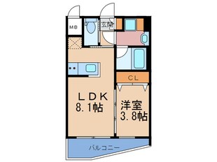 ディームス御幣島の物件間取画像